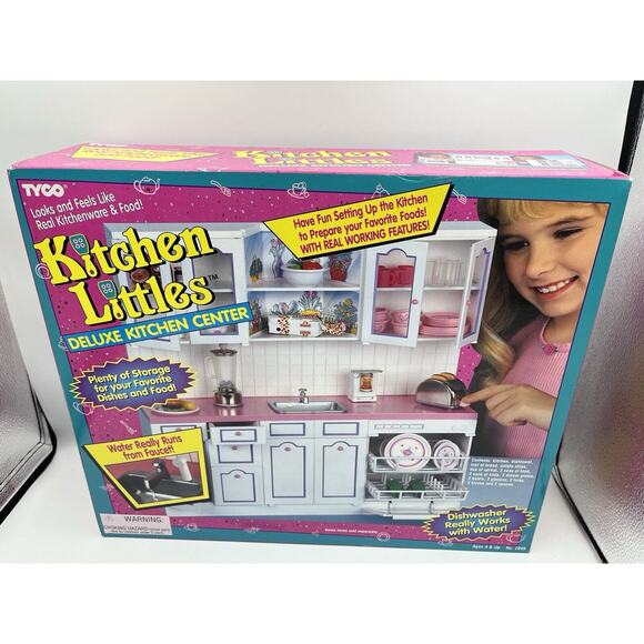 Vintage Tyco 1996 Kitchen Littles Deluxe Kitchen - BRAND NEW SEALED - Picture 1 of 10